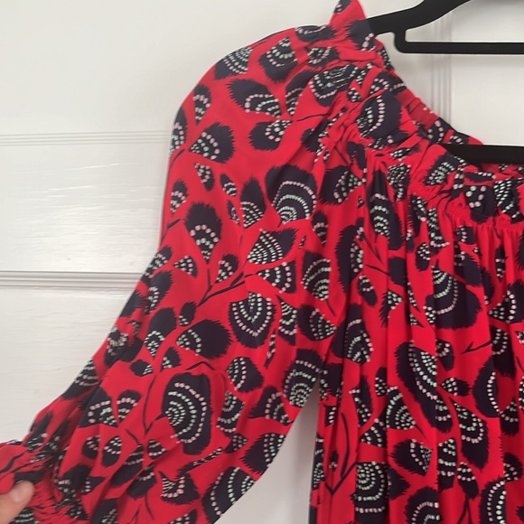 Saloni Midi Dress Size 2 - Picture 2 of 5